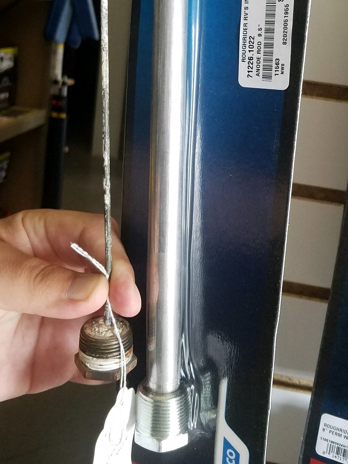Anode rod comparison